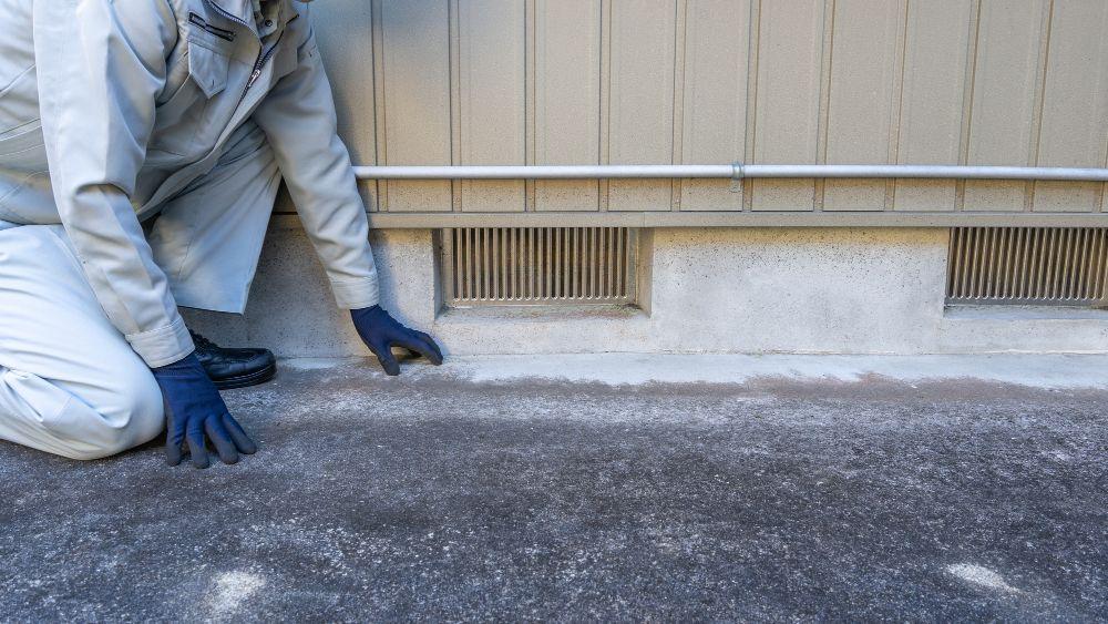 戸建ての床下の入り口